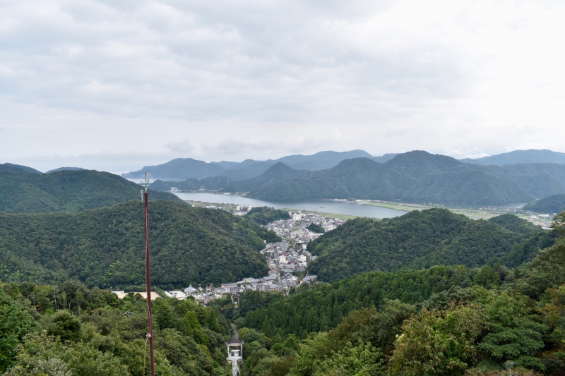 城崎温泉リゾバ_観光地紹介_大師山ハイキング_ロープウェイ頂上からの風景