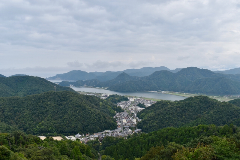 城崎温泉リゾバ_観光地紹介_大師山ハイキング_ロープウェイ頂上からの風景