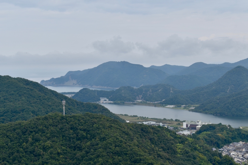 城崎温泉リゾバ_観光地紹介_大師山ハイキング_ロープウェイ頂上からの風景