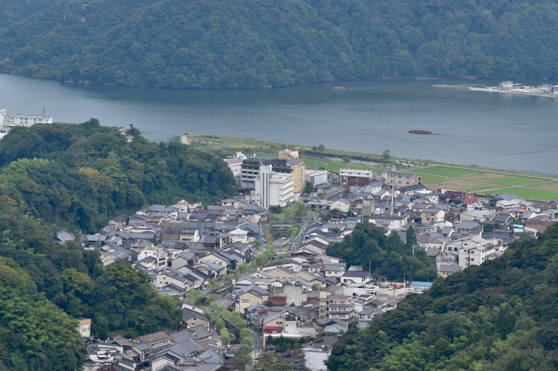 城崎温泉リゾバ_観光地紹介_大師山ハイキング_ロープウェイ頂上からの風景