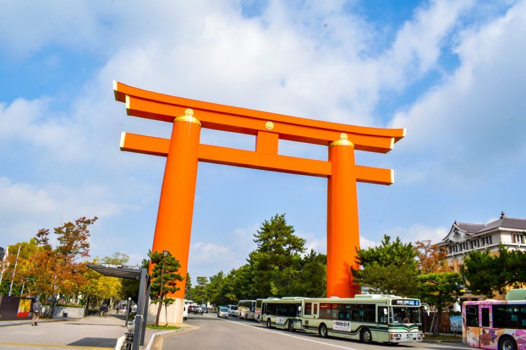 京都パワースポット巡りの一人旅_平安神宮