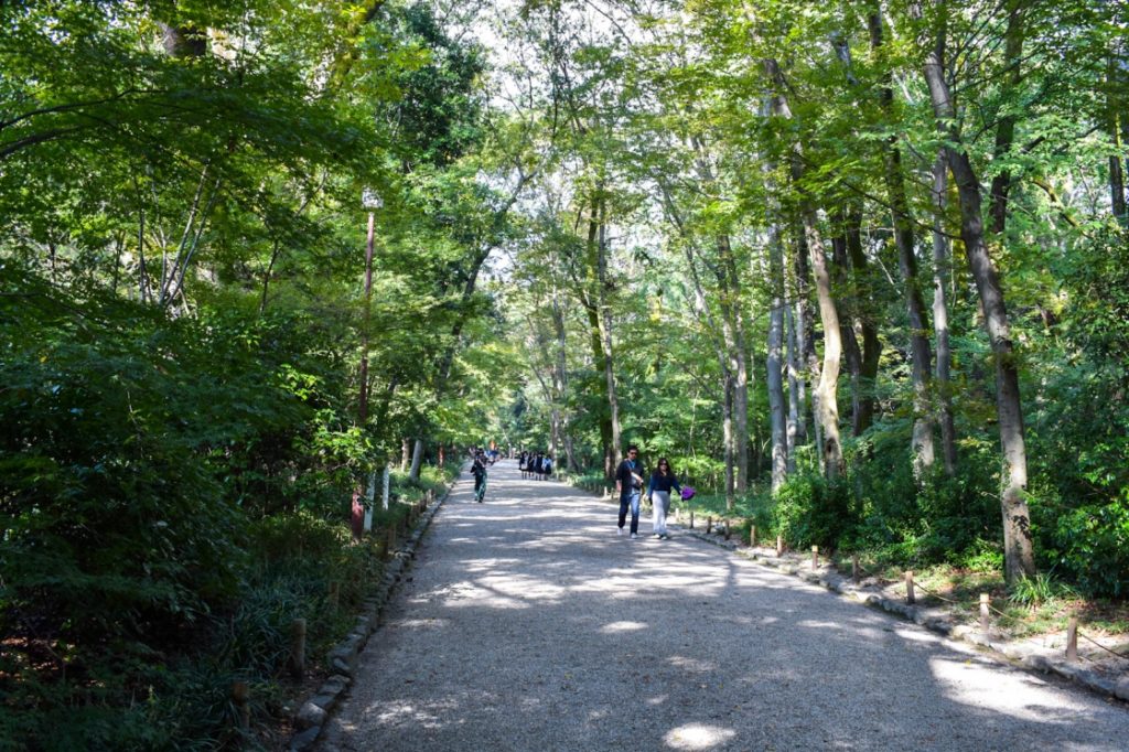 京都パワースポット巡りの一人旅_下鴨神社