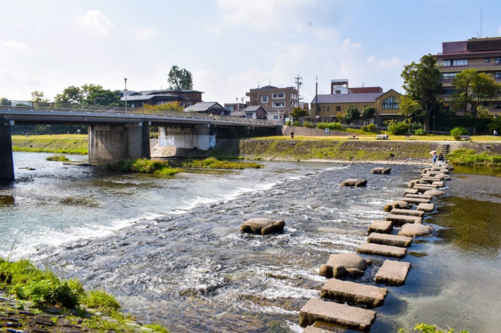 京都パワースポット巡りの一人旅_鴨川サイクリング