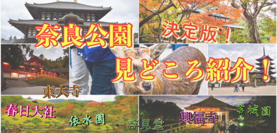 奈良公園の見どころ・アクセス