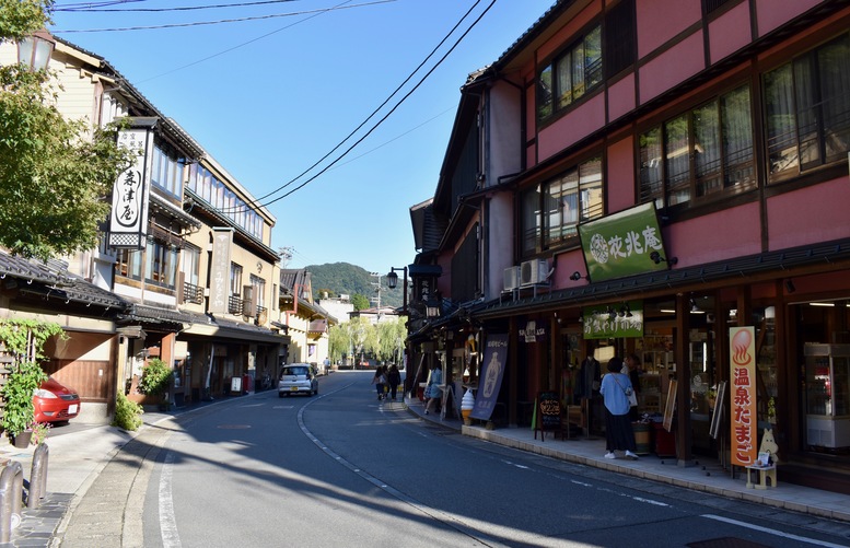 城崎温泉ぶらり旅_湯の里通り_温泉街の風景