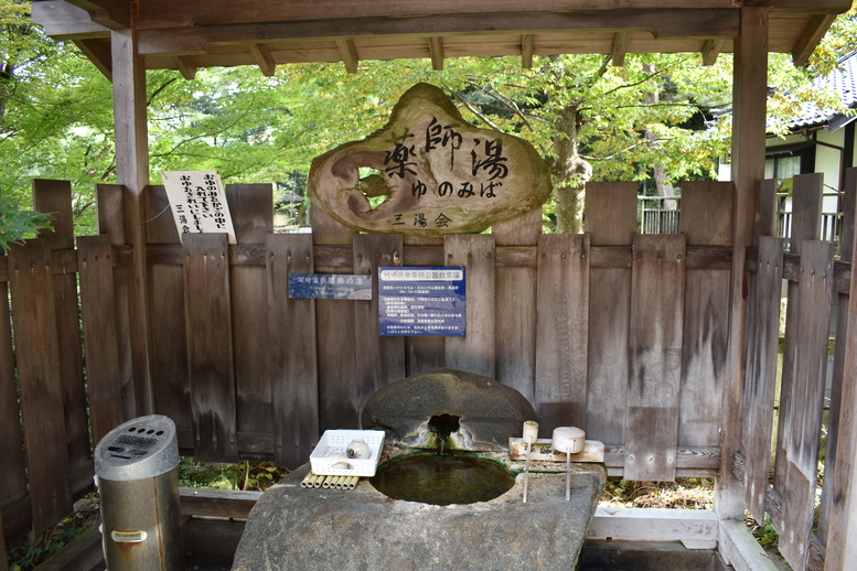 城崎温泉ぶらり旅_温泉寺と温泉街の風景_薬師堂の龍