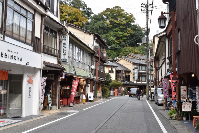 城崎温泉ぶらり旅_湯の里通り_温泉街の風景