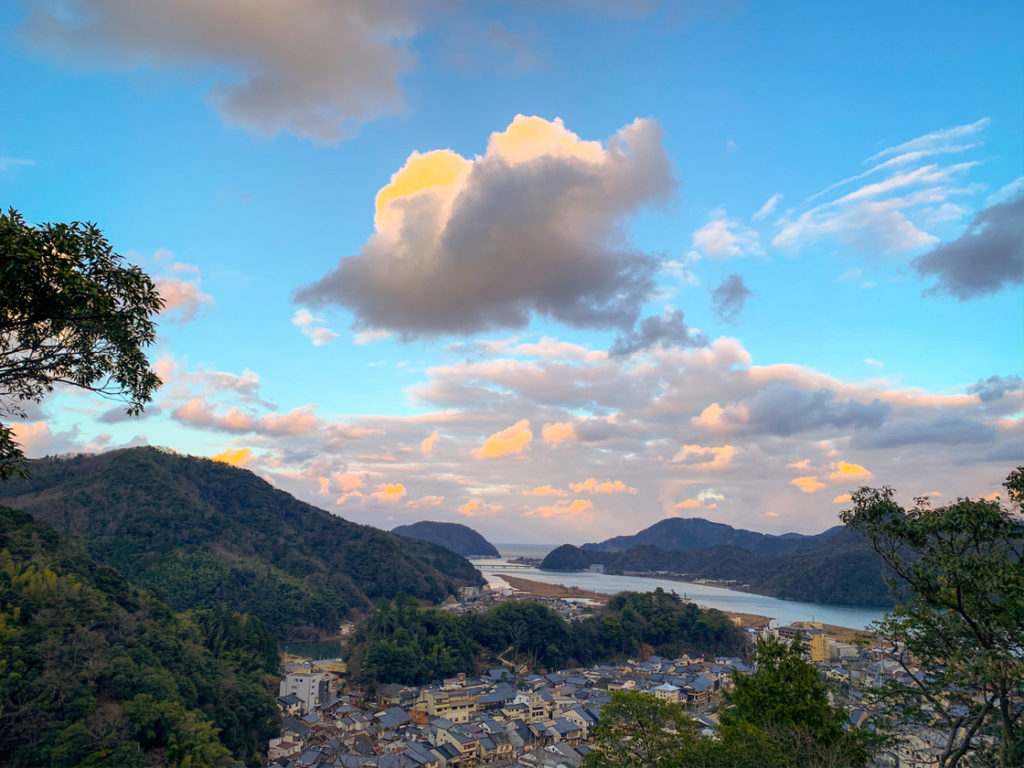 リゾートバイト_城崎温泉_初詣_年始の自然の風景