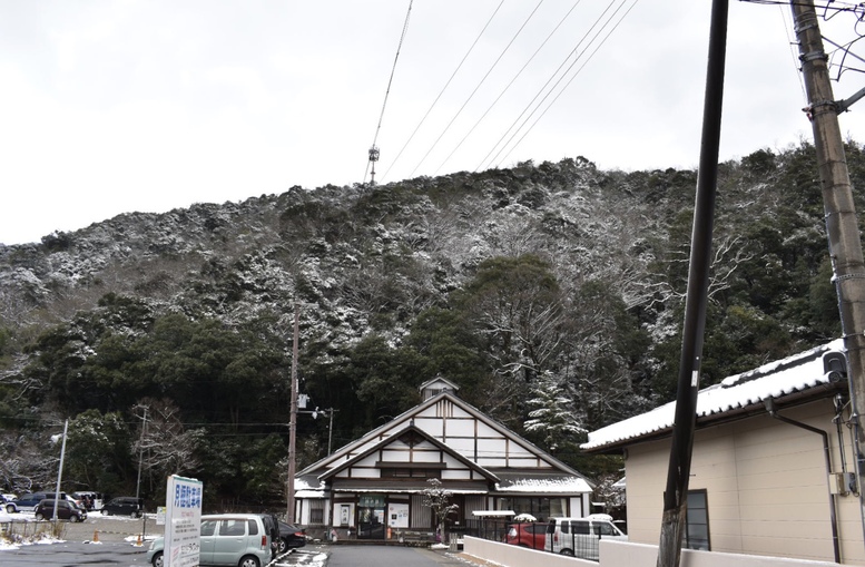 城崎温泉の雪景色_鴻の湯