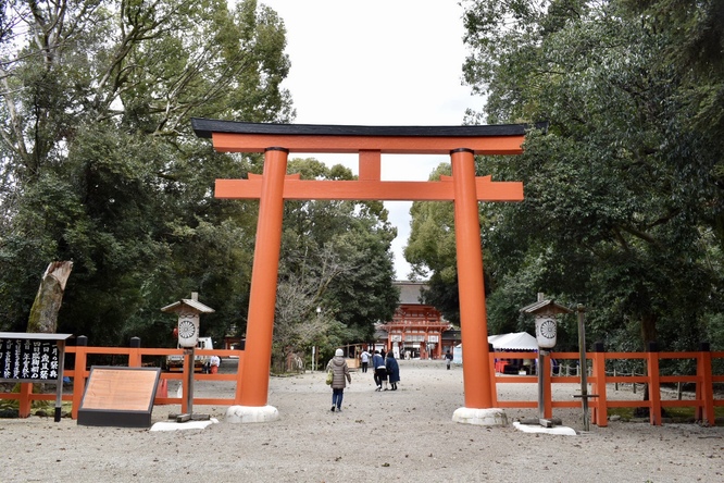 下鴨神社のひとり旅_年始・三が日の鳥居