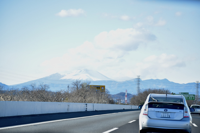 埼玉→草津温泉の車窓_富士山