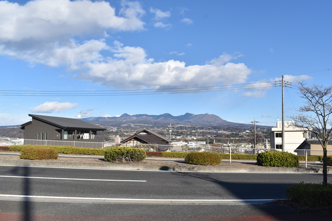 埼玉→草津温泉の車窓_山の風景