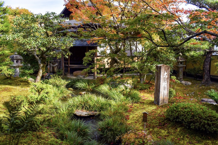 天龍寺_祥雲閣と甘雨亭