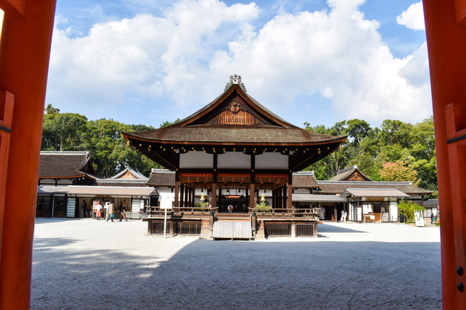 下鴨神社_楼門と舞殿