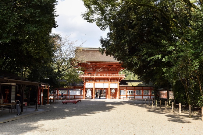 下鴨神社_糺の森と楼門