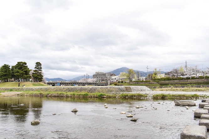 春の京都_鴨川デルタ