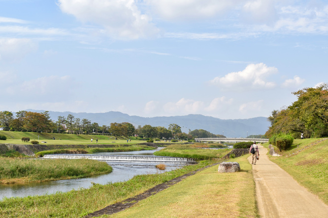 賀茂川サイクリング_古都・京都の自然