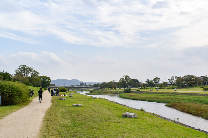 賀茂川サイクリング_古都・京都の自然