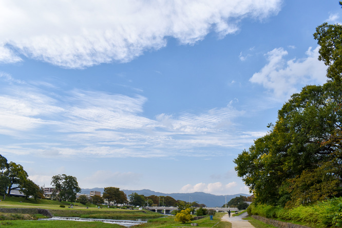 賀茂川サイクリング_古都・京都の自然