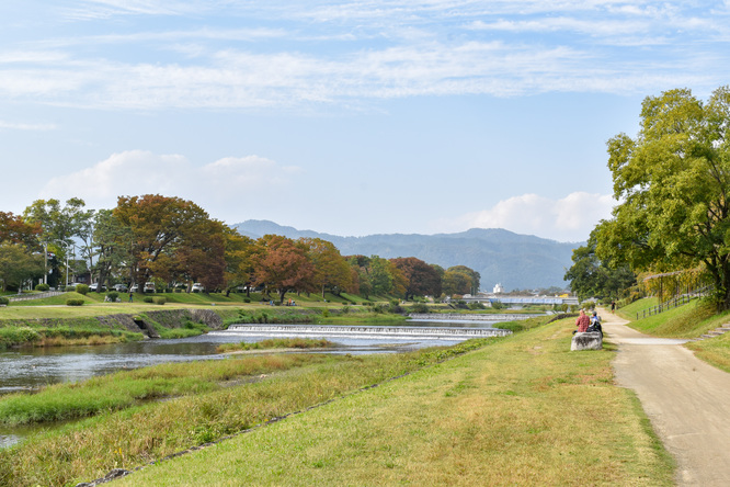 賀茂川サイクリング_古都・京都の自然