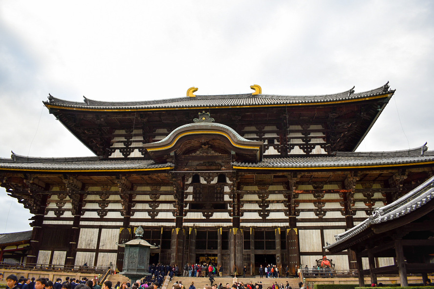 東大寺_下から見上げる大仏殿からの眺め：見どころ紹介と歴史