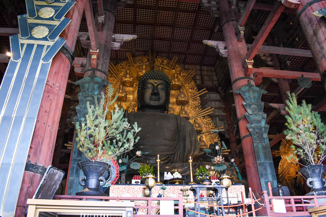 東大寺_大仏殿（金堂）と奈良の大仏（盧舎那仏坐像）
