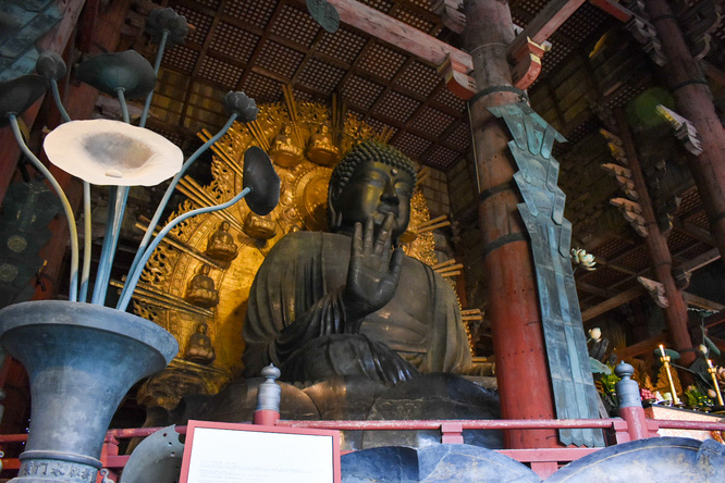 東大寺_大仏殿（金堂）と奈良の大仏（盧舎那仏坐像）
