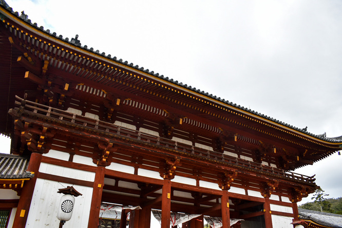 東大寺・中門と奈良公園