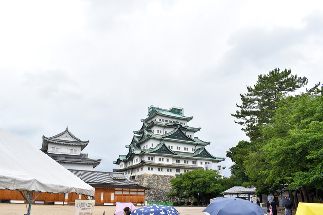 城下から眺める名古屋城