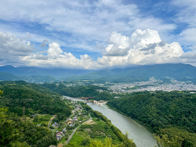 苗木城跡_岐阜のラピュタ_パノラマビュー_自然風景観光