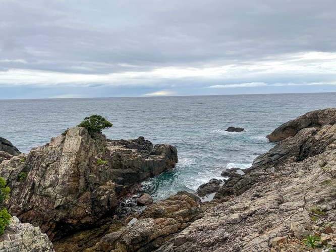 屋久島サイクリング_宮之浦→安房の海の風景