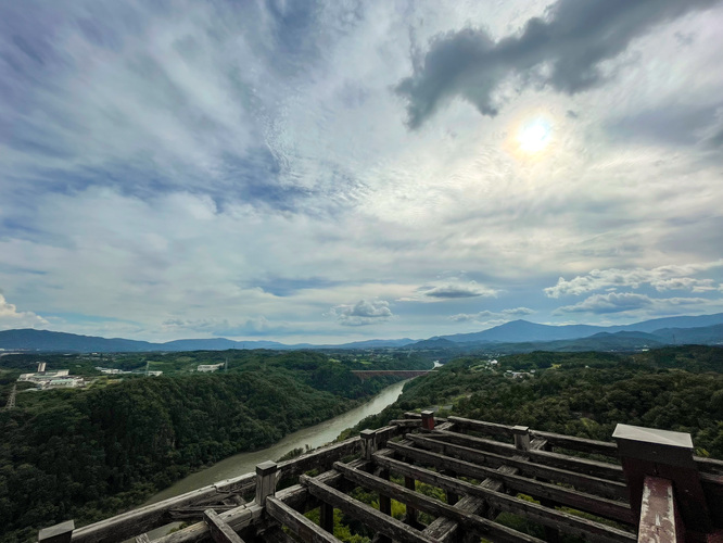 苗木城跡_岐阜のラピュタ_パノラマビュー_自然風景観光