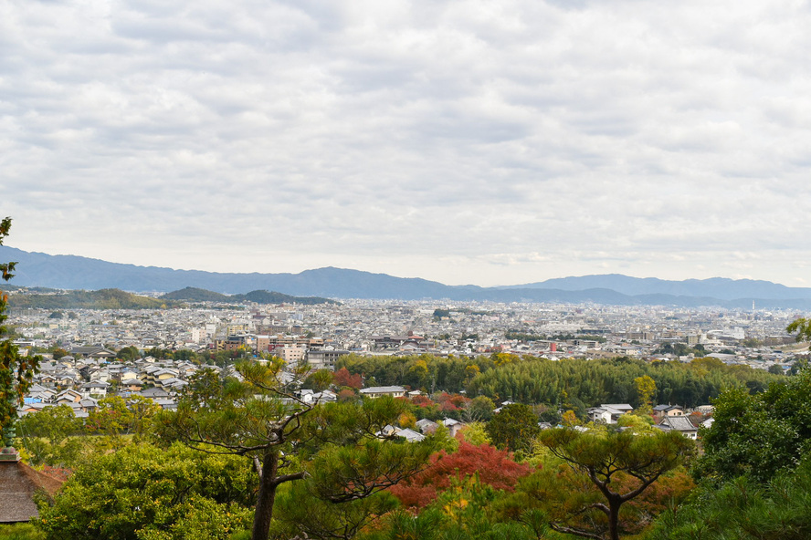 常寂光寺_多宝塔からの風景