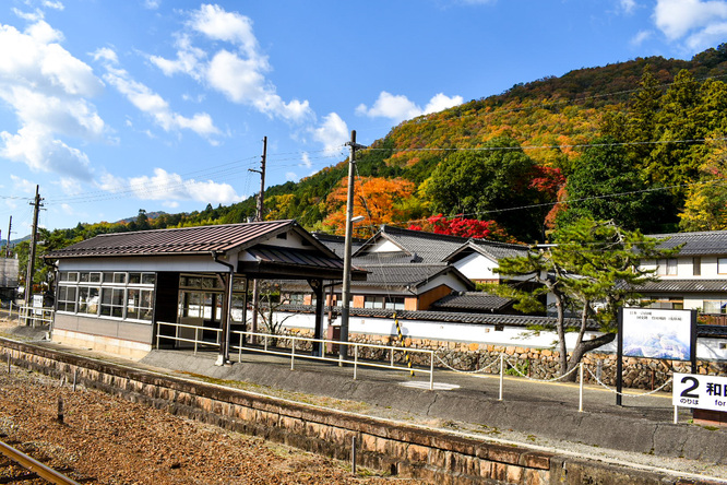 竹田城跡_駅と紅葉_見どころ