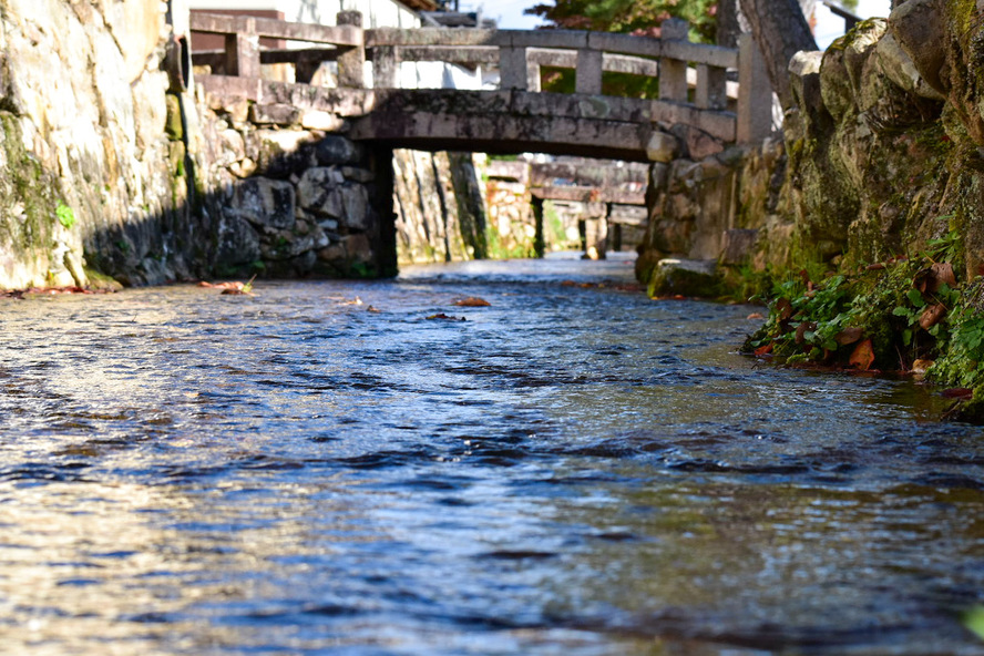 竹田城跡_城下町の運河_見どころ