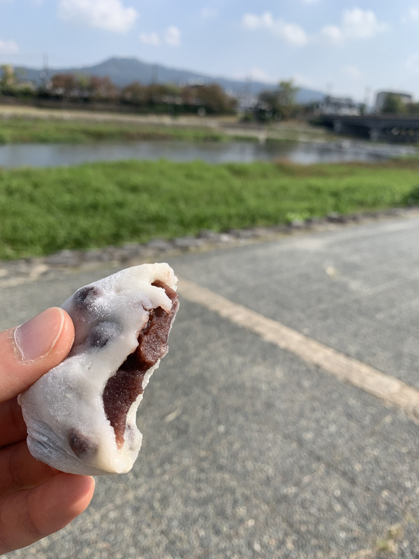 春の京都の桜観光_オススメの名所15選_鴨川デルタ_出町ふたばの名代豆餅