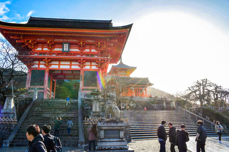 祇園・東山エリアの街歩き_朝の清水寺_モデルコース