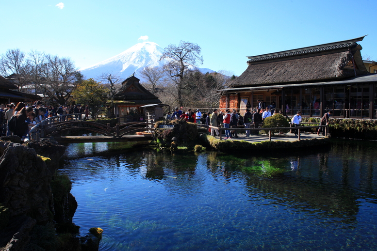 山中湖へ日帰り旅行-おすすめの見どころと観光マップ_忍野八海と富士山