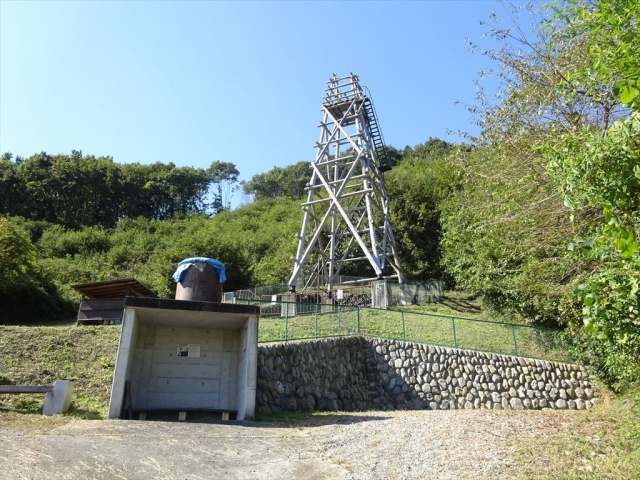 あの花・ここさけ・空青ファンなら一度は行きたい秩父のオススメ聖地巡礼スポット_龍勢打ち上げ櫓