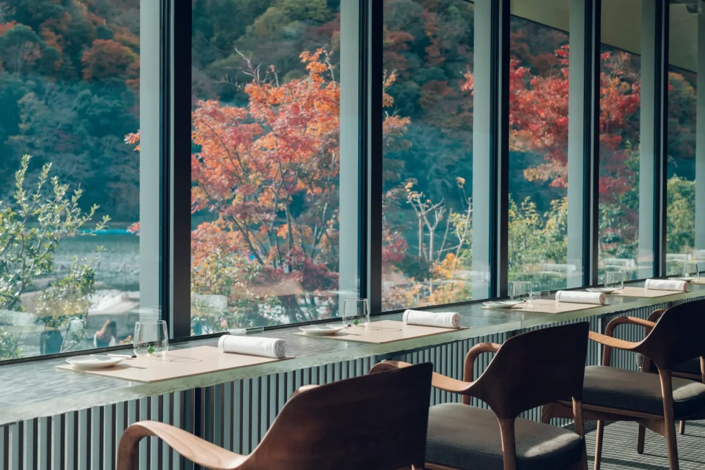 【嵐山】カップルにオススメのおしゃれ高級ホテル_MUNI KYOTO-レストラン