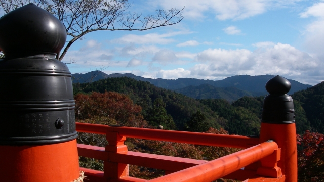 【偉人伝】源義経の歴史と伝説_頼朝との軋轢-鞍馬寺からの風景