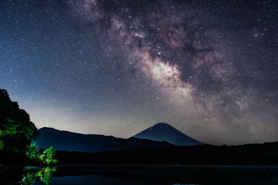 富士五湖観光-西湖の見どころ・魅力・楽しみ方・絶景の撮影スポット_富士山と天の川