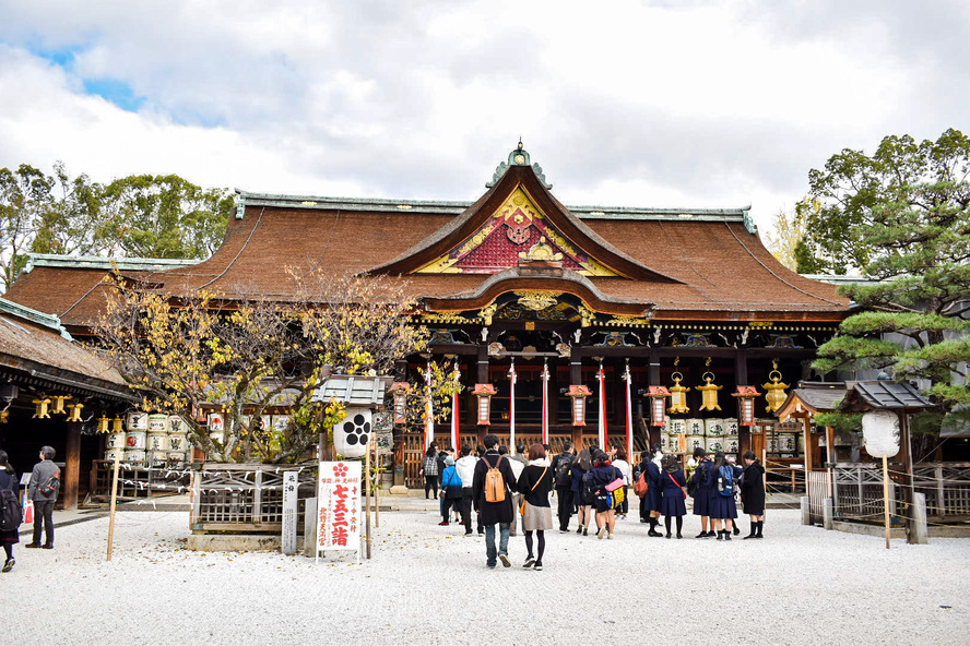 北野天満宮の見どころと歴史_社殿（拝殿）-学問の神様のパワースポット