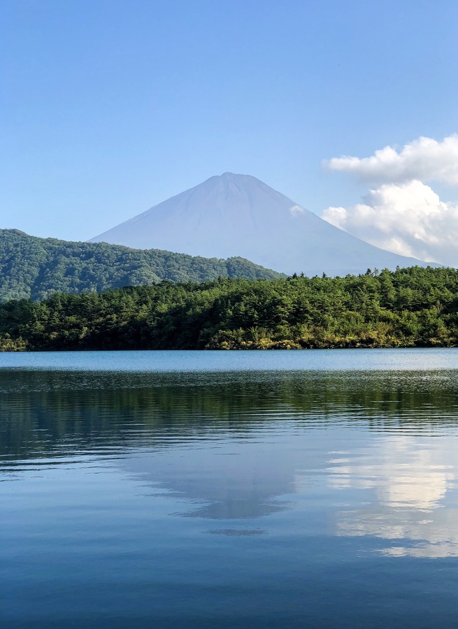 富士五湖観光-西湖の見どころ・魅力・楽しみ方・絶景の撮影スポット_根場浜と逆さ富士