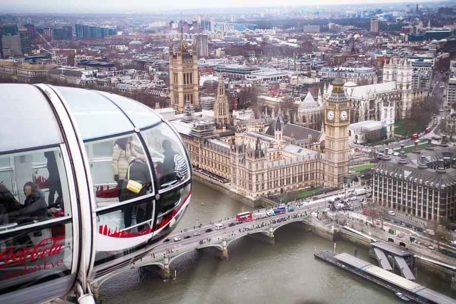 イギリス旅行・ロンドン観光-ウェストミンスターの歴史と見どころ-ロンドンアイからの絶景