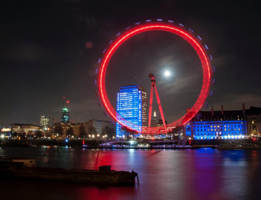 イギリス旅行・ロンドン観光-ウェストミンスターの歴史と見どころ-ロンドンアイの夜景