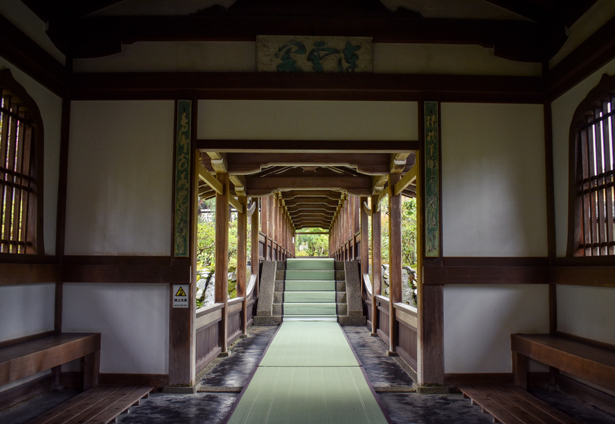 京都・嵐山のオススメ観光名所・世界遺産_天龍寺の見どころ-祥雲閣と甘雨亭・多宝殿への渡り廊下