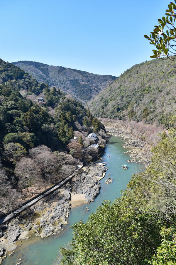 京都ひとり旅_嵐山公園展望台_自然とパワースポット