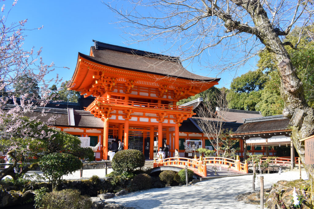 京都ひとり旅_上賀茂神社で初詣4_レンタサイクルで桜とパワースポットを巡る！