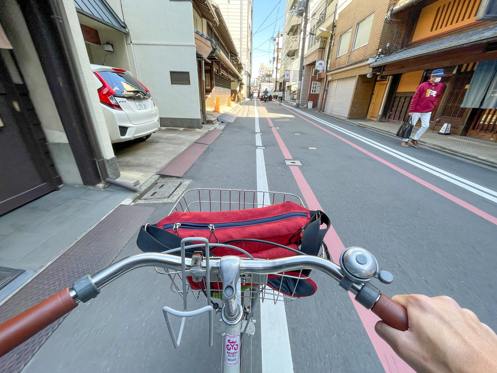 京都ひとり旅_レンタサイクルで桜とパワースポットを巡る！